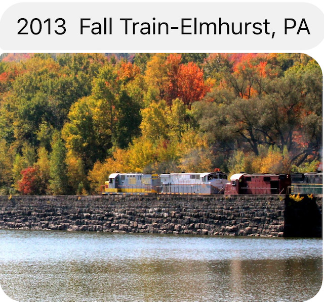 2013 Fall Train- Elmhurst, PA