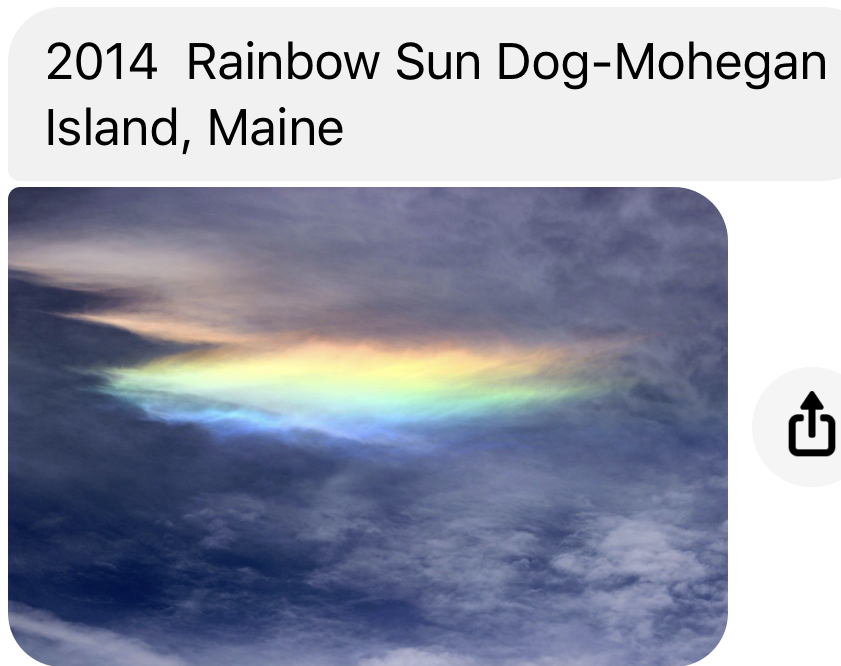 2014 Rainbow Sun Dog-Mohegan Island, Maine