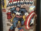Captain America, Pop Culture Shadow Box, 8 x 10, $20 - SOLD