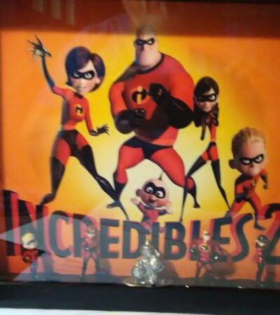 Pop Culture Shadow Box , featuring the incredibles, $25 - SOLD