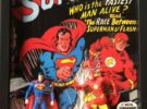 Superman vs Flash, Pop Culture shadow box, $35 - SOLD