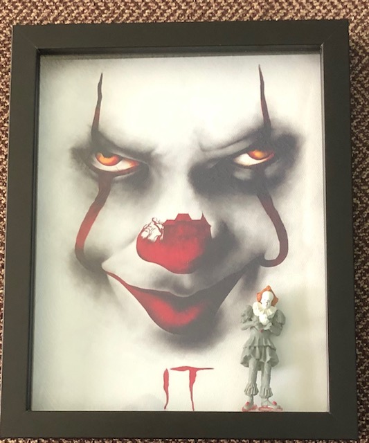 8 x 10 featuring Stephen Kings Pennywise, $25 - SOLD
