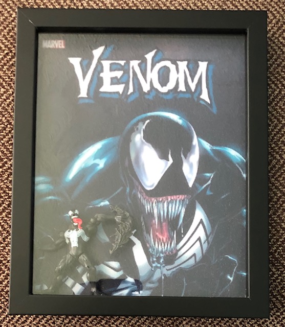 8 x 10 shadow box featuring Venom $25 - SOLD
