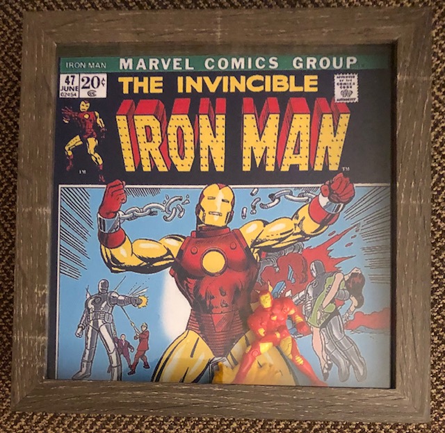 8 x 8, Shadow Box featuring Ironman, $20