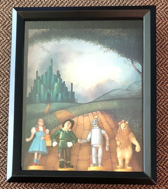 Wizard of Oz, figures from 1987, a Deep Shadow Box, 8 x 10, $50