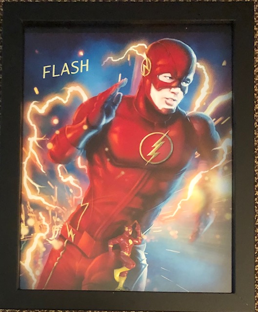 Flash is back, 8 x 10, $20