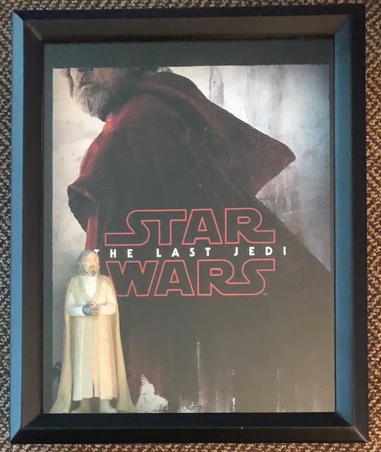 Luke from the Last Jedi, deep 8 x 10 $40