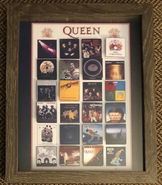 Queen, albums, 8 x 10, $20
