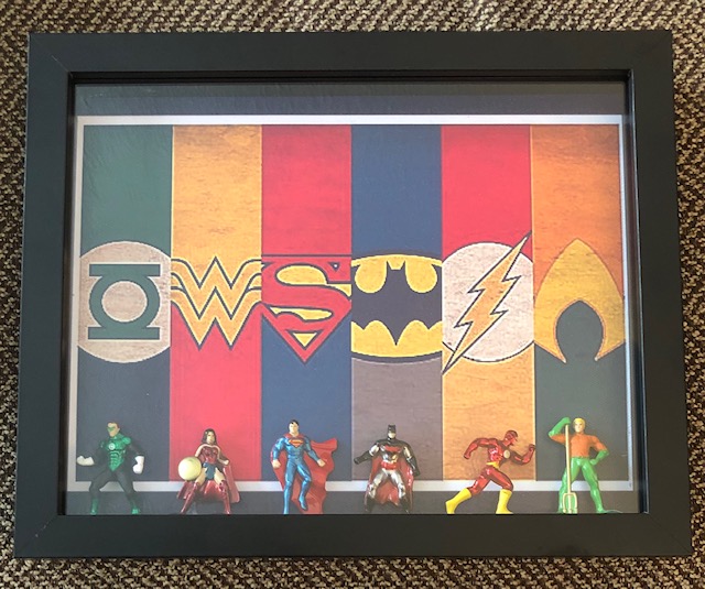 The Super Six, Justice League, 8 x 10, $25