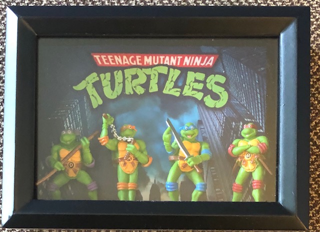 The Turtles are back in a deep 5 x 7, $20