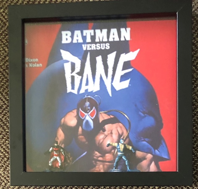 Batman vs Bane, 8 x 8, $20 die cast