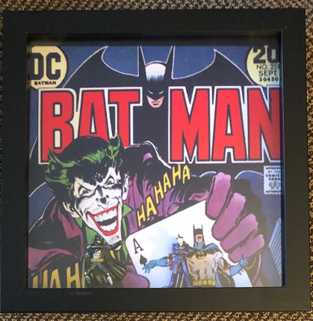 Batman vs Joker, 8 x 8, $20 Die cast