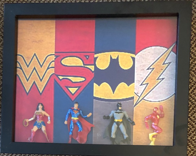 The big four from the Justice League, $25