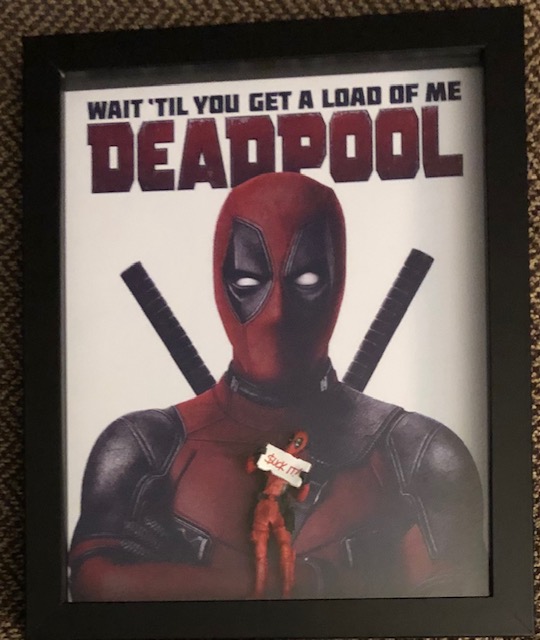 Deadpool with Attitude, 8 x 10, $20