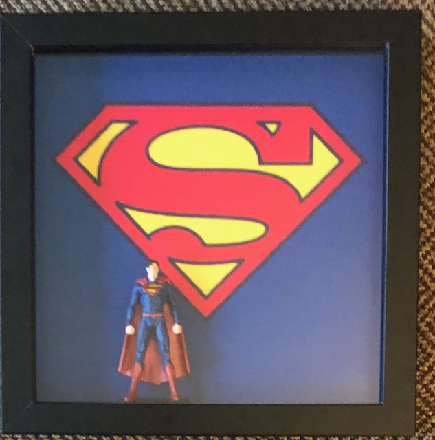 Superman, 8 x 8, $20