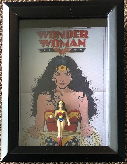 Wonder Woman, deep 5 x 7, die cast and vinyl, $20