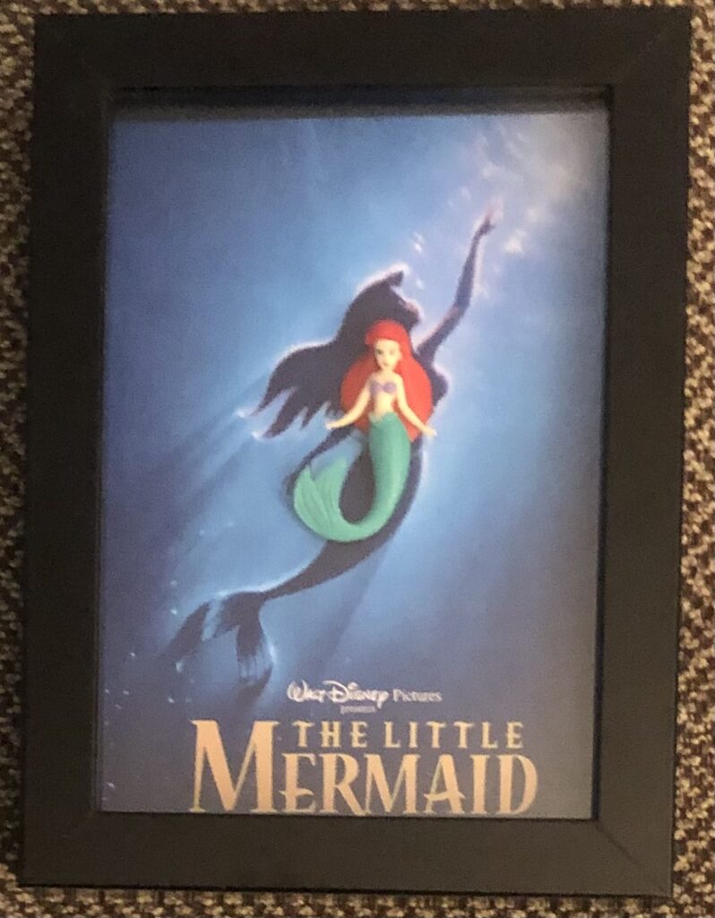 Ariel, The Little Mermaid, 5 x 7, $15