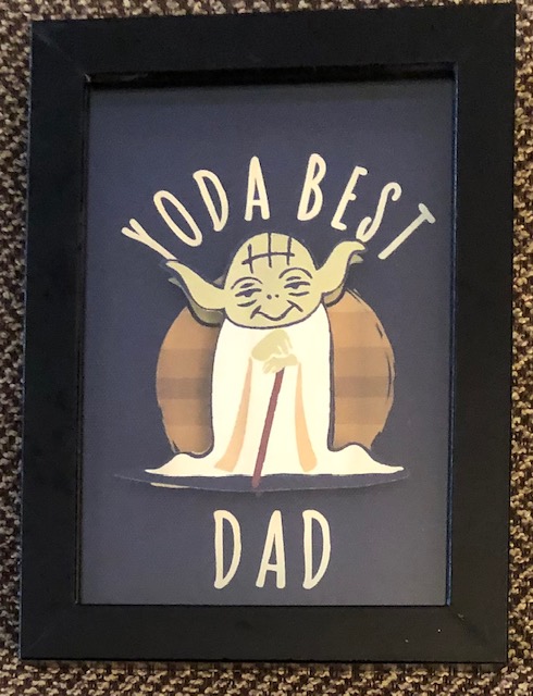 Yo da best Dad, 5 x 7, $15