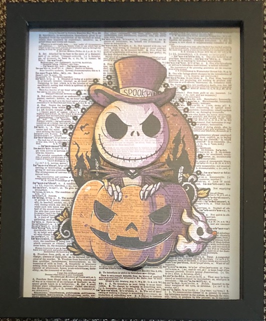 The Pumpkin King (Spooky), 8 x 10, $25