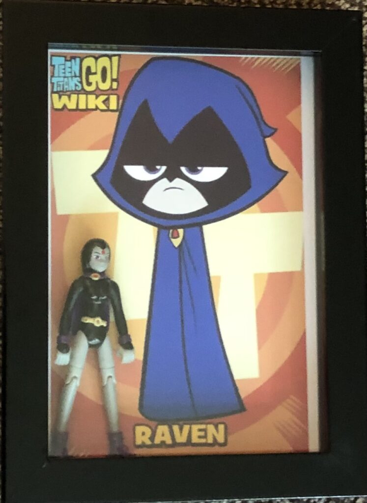Teen Titan Raven, 5 x 7, $15